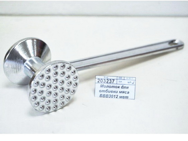 Молоток для отбивания мяса BВВ3012 металлический (035435)    Ж