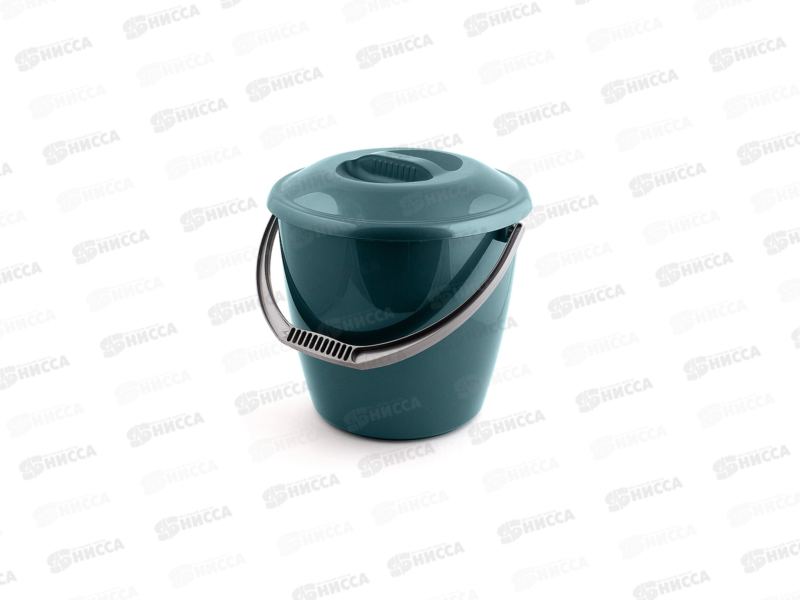 Ведро 7л с крышкой  "Удачное" М120К  *12