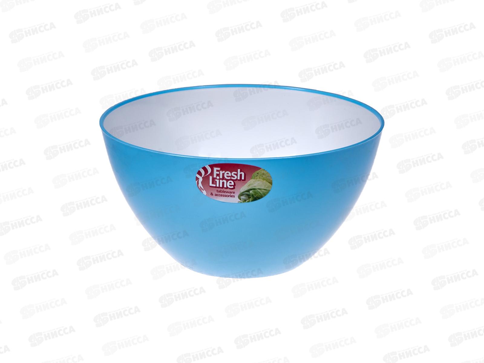 Миска 2л &quotFresh Line&quot бело-голубая М702БГ *26