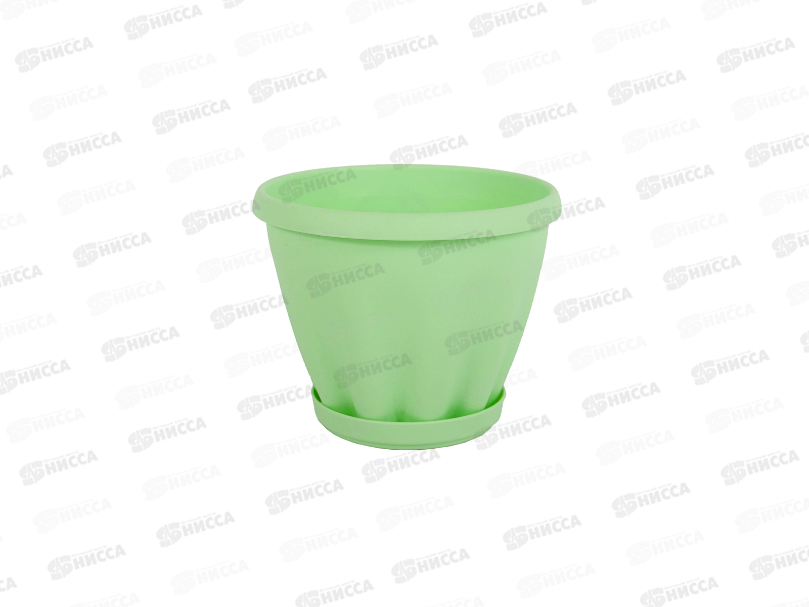 Горшок Знатный D110мм 0,45л с подставкой  Цветной  М300Ц *56