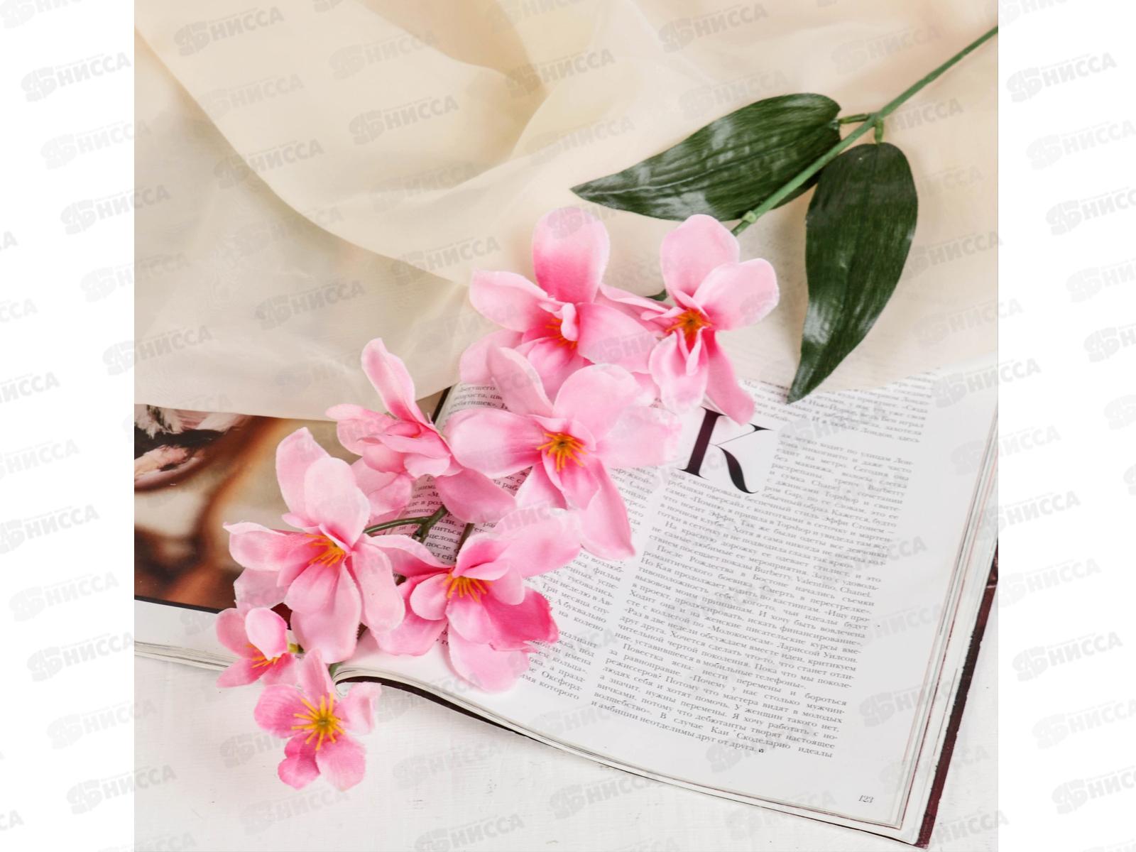 Цветы искусственные орхидея амезиелла розовая 65см 701709