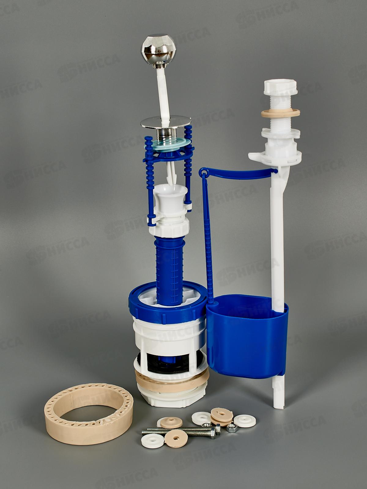 Арматура с нижней подводкой универсальная   АС-6.1М (Хром)   *25