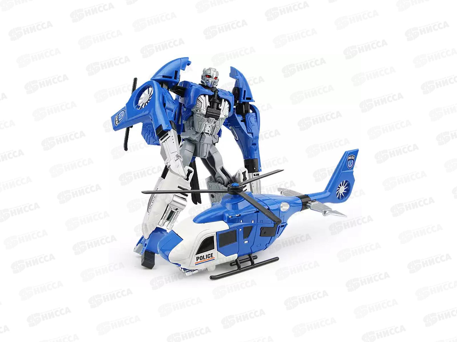 Трансформер KY 80307WP-3 Вертолет металлический   на картоне  *6   гб