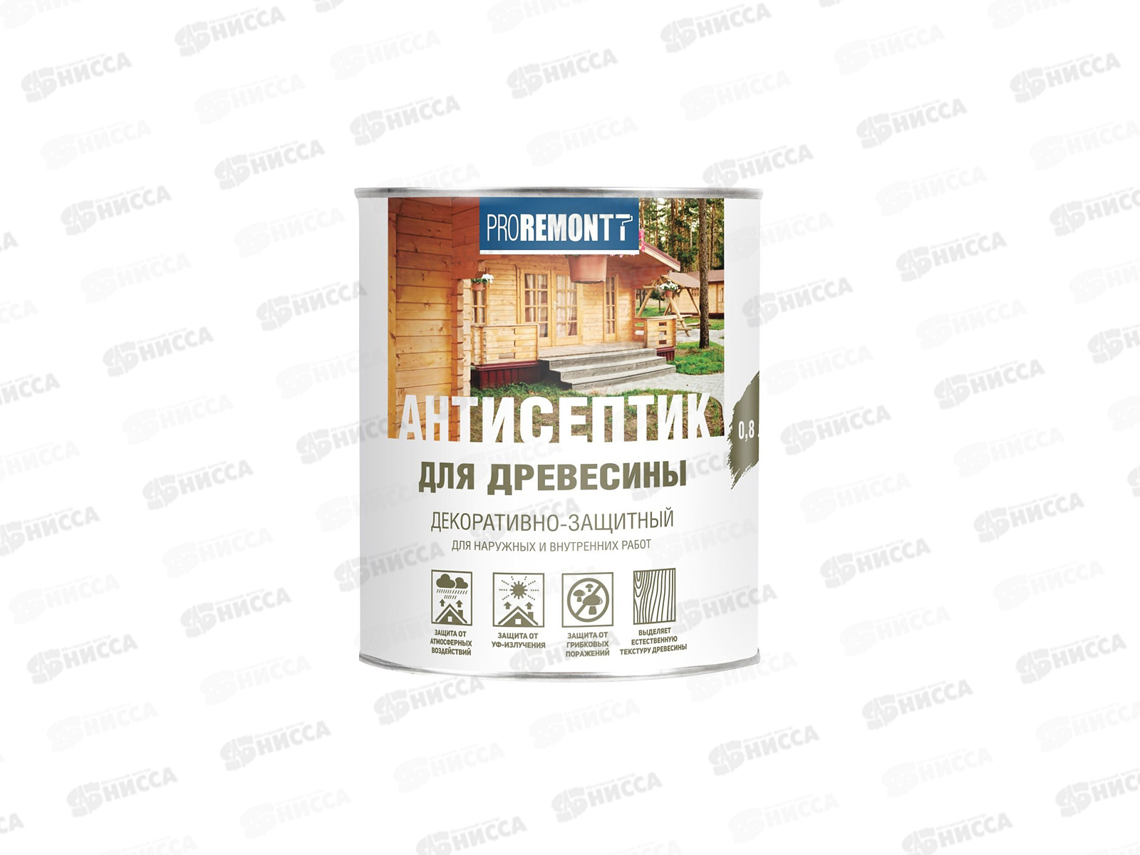 Антисептик PROREMONT деревозащитное средство Орегон 0,8л, Л-С