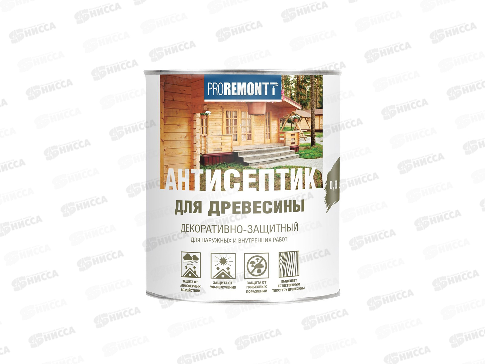 Антисептик PROREMONT деревозащитное средство Сосна 0,8л, Л-С