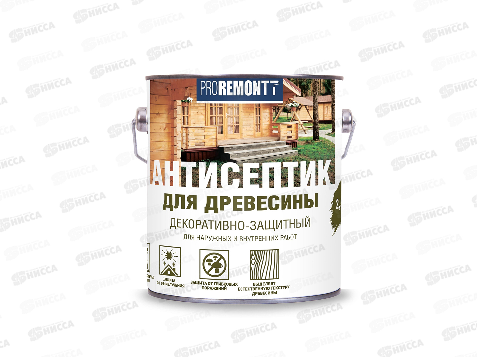 Антисептик PROREMONT деревозащитное средство Сосна 2.5л, Л-С  *4