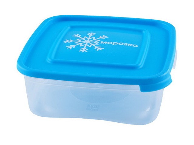Контейнер для замораживания продуктов 0,7л МОРОЗКО квадратный  С64006 *64