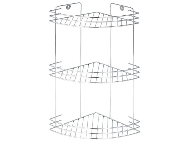 Полка угловая 3х секционная хром  АЛТ 66С *8