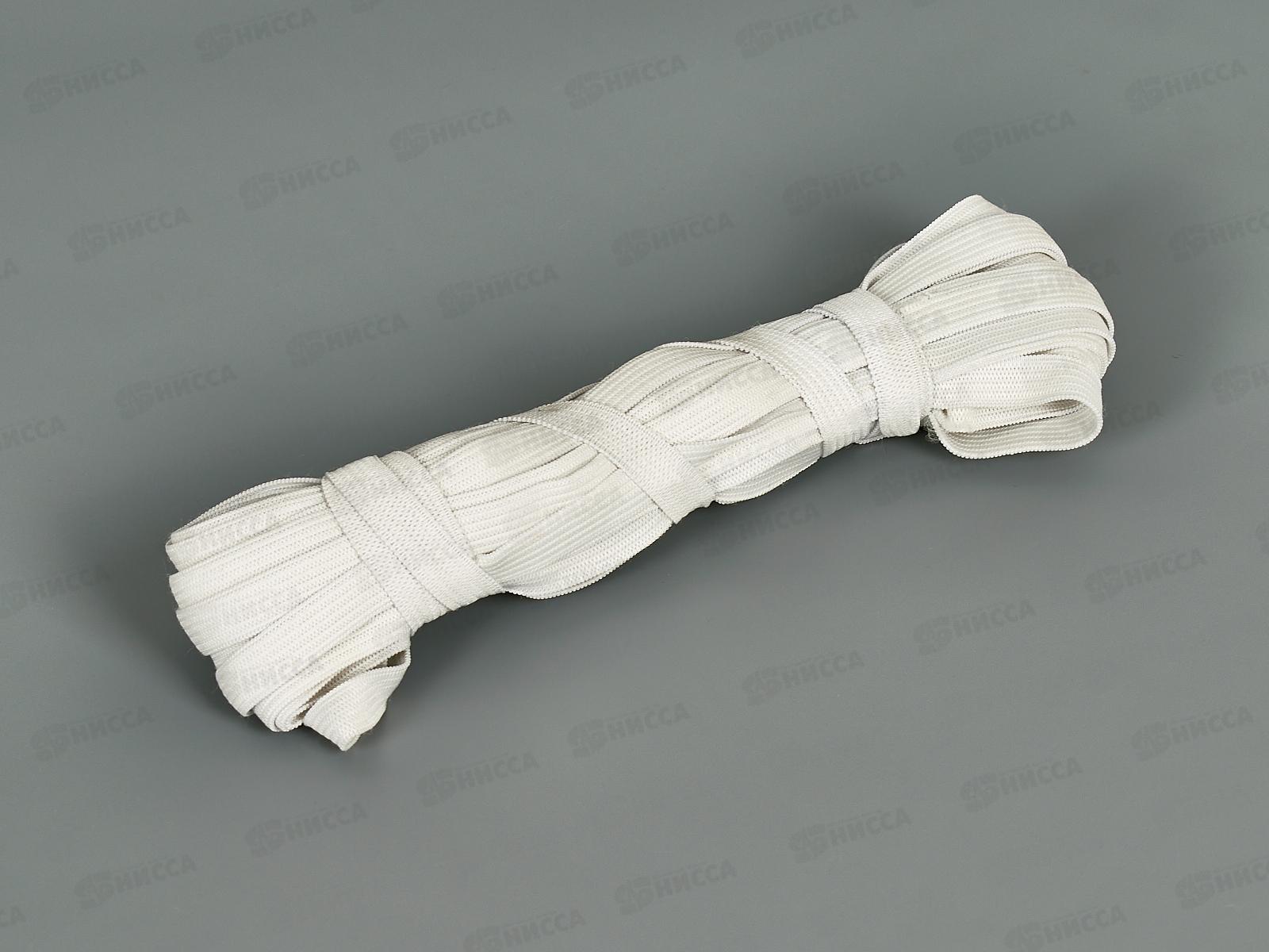 Резинка бельевая 10мм продежка белая 10м *20