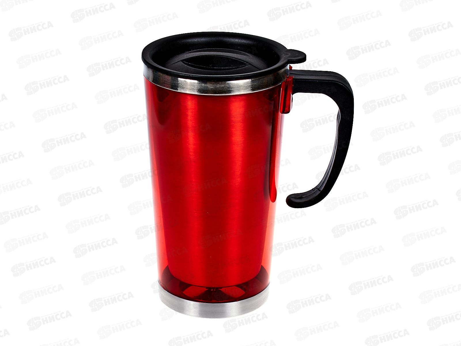 Кружка-термо 400мл металлическая крышка 255 (027113)  Ж