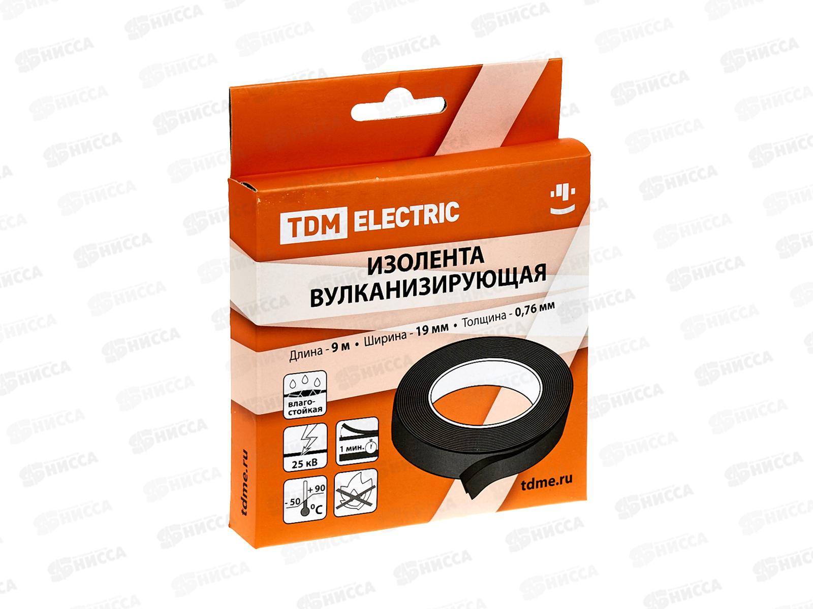 Изолента вулканизирующая TDM 19мм  9м, 0602 *64