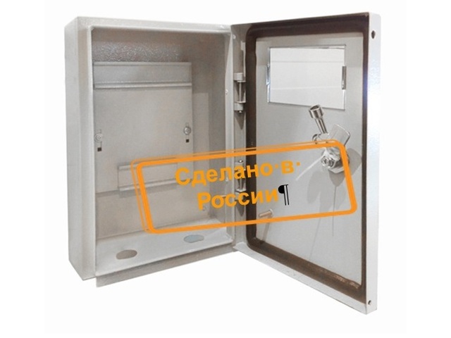 Корпус мет. ЩУ-1ф/(4мод.) 300*200*124 IP54 Народный, 2501