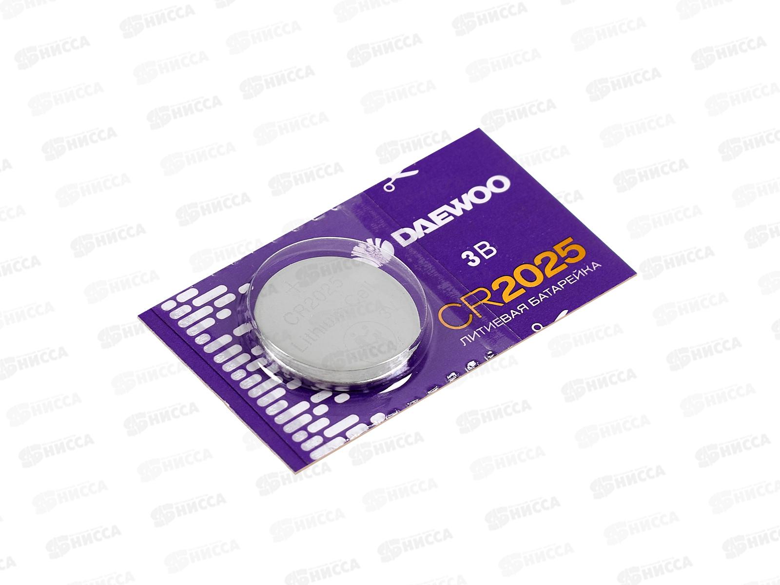 Батарейка ДЭУ CR2025 литиевые, BL-5 *5/100/5000