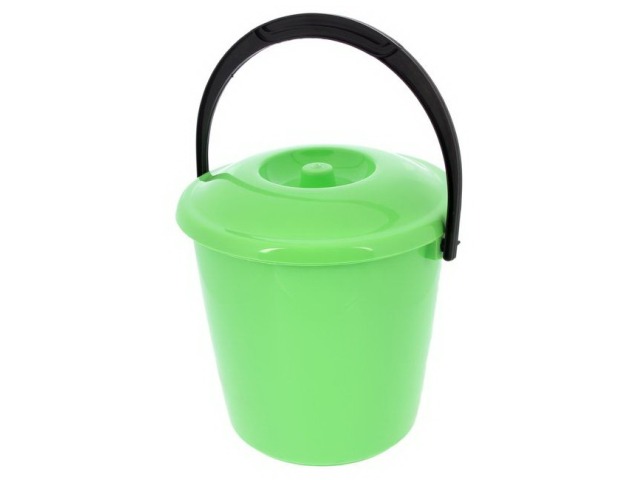 Ведро 10л с крышкой колор Ангарск *5 6107