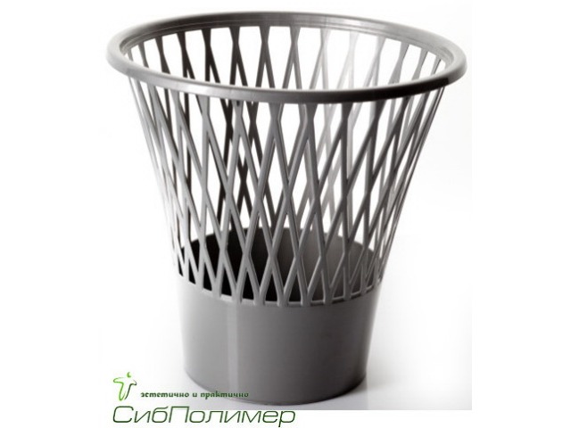 Корзина для мусора 12л круглая Ангарск *10 6403