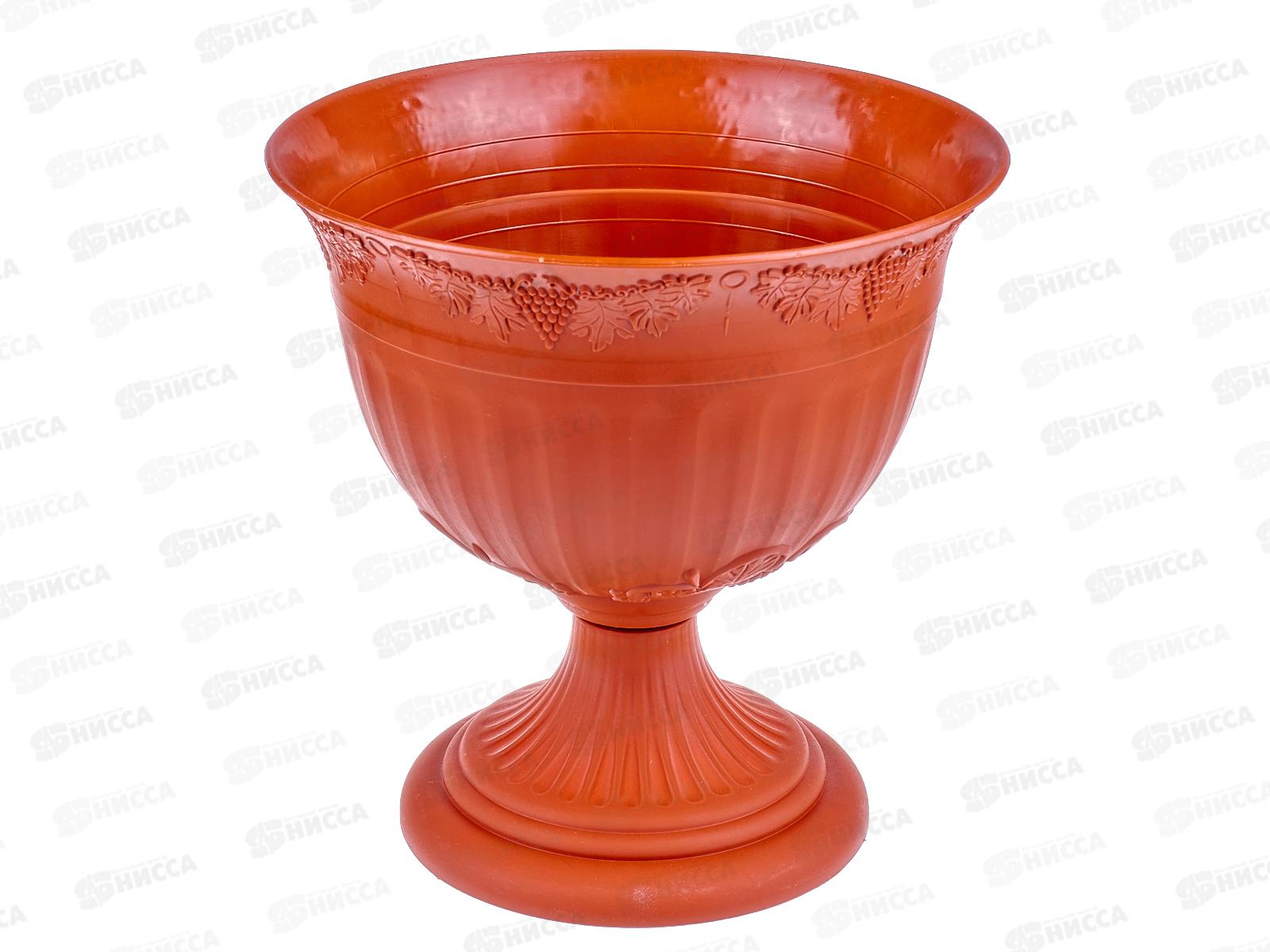 Вазон Ангара N1 3л терракотовый  Ангарск *10 О-3826