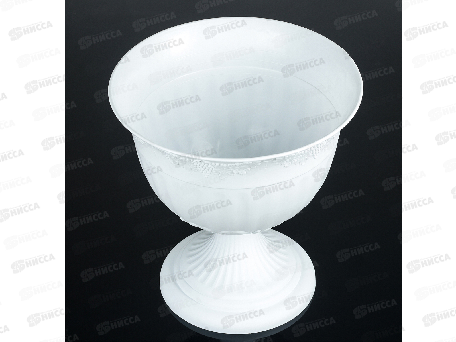 Вазон Ангара N2 8л белый Ангарск *10 О-3827