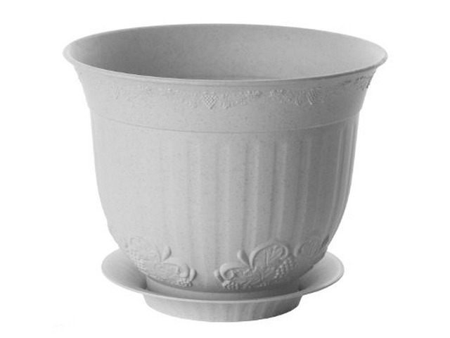 Кашпо Ангара 9л белое Ангарск *5