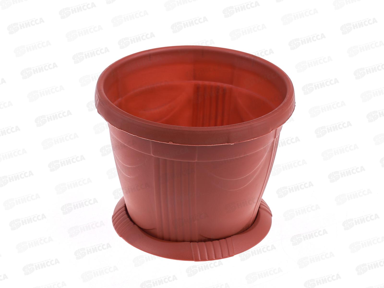 Кашпо Селенга 1л терракотовый  Ангарск *15