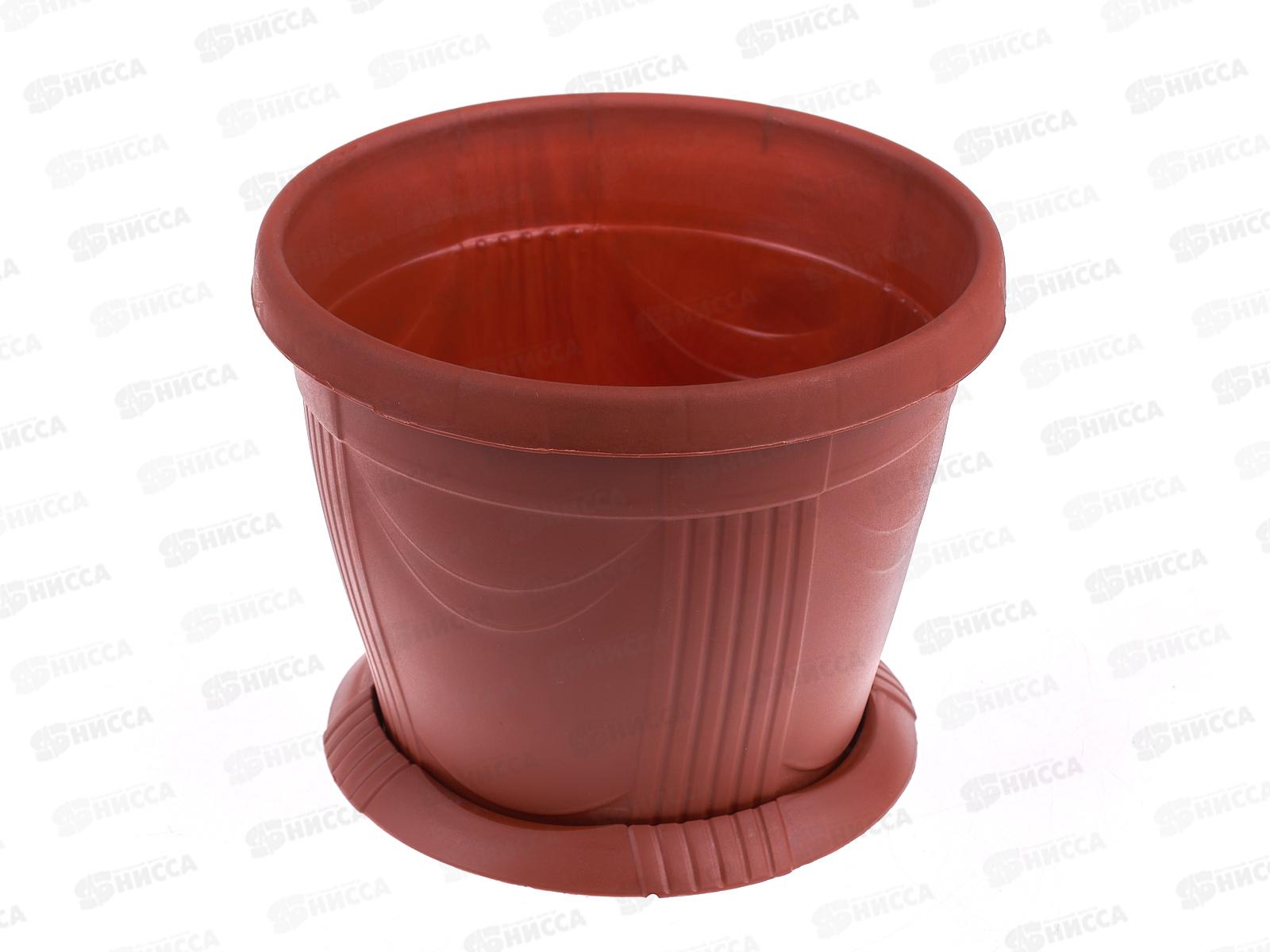 Кашпо Селенга 2л терракот Ангарск *15