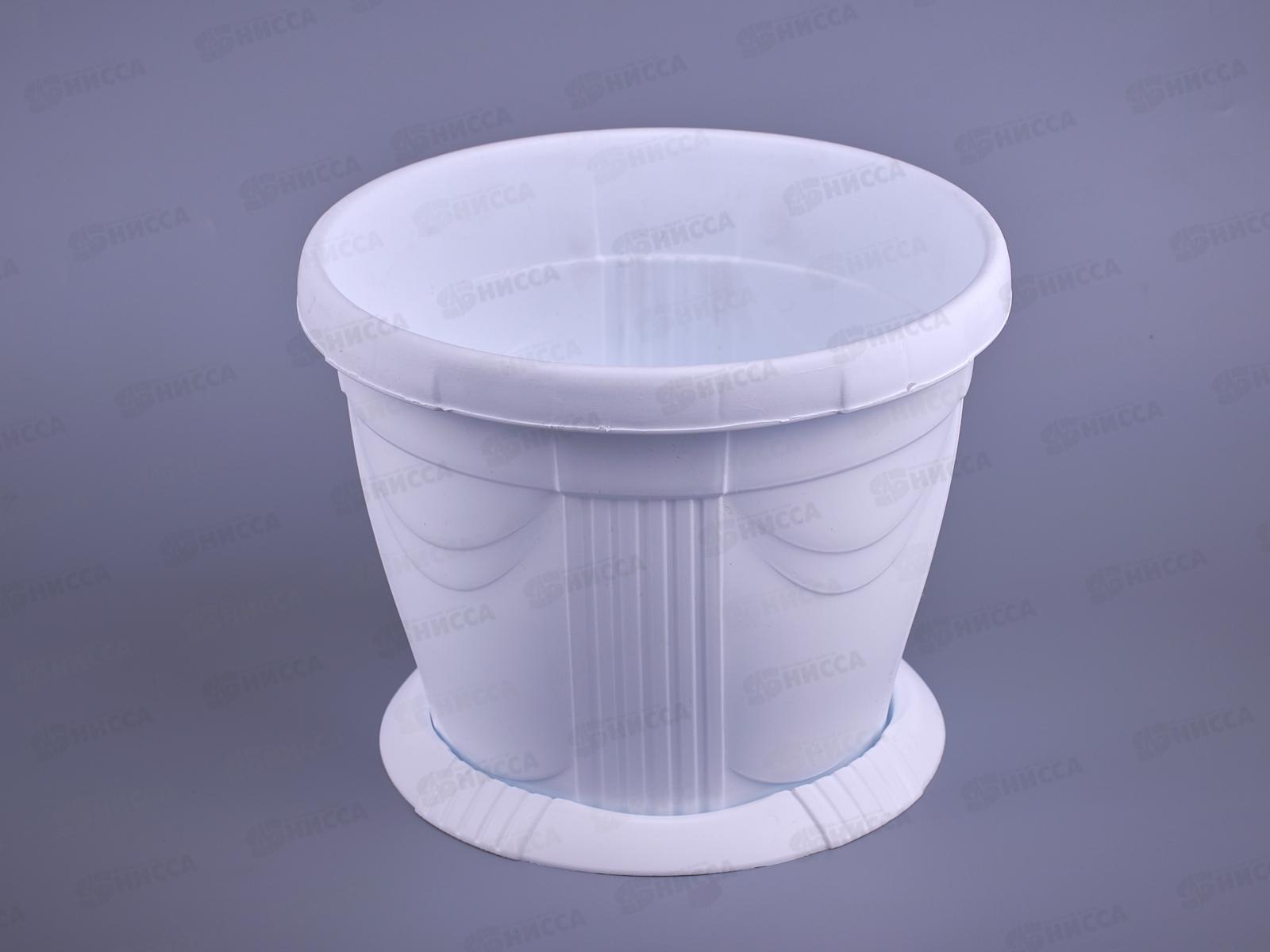 Кашпо Селенга 3л белое Ангарск *15