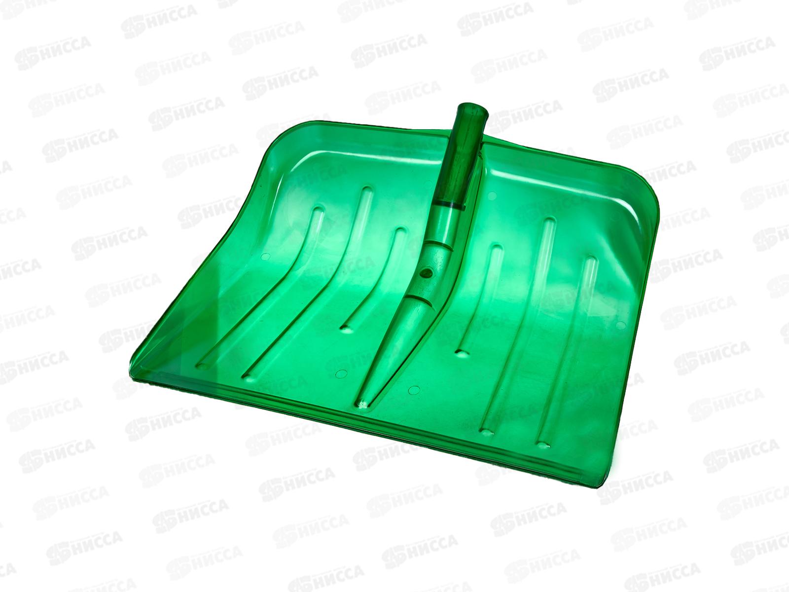 Лопата снеговая Кристалл 530*440мм ЛСУП-530 (Сузун) без черенка