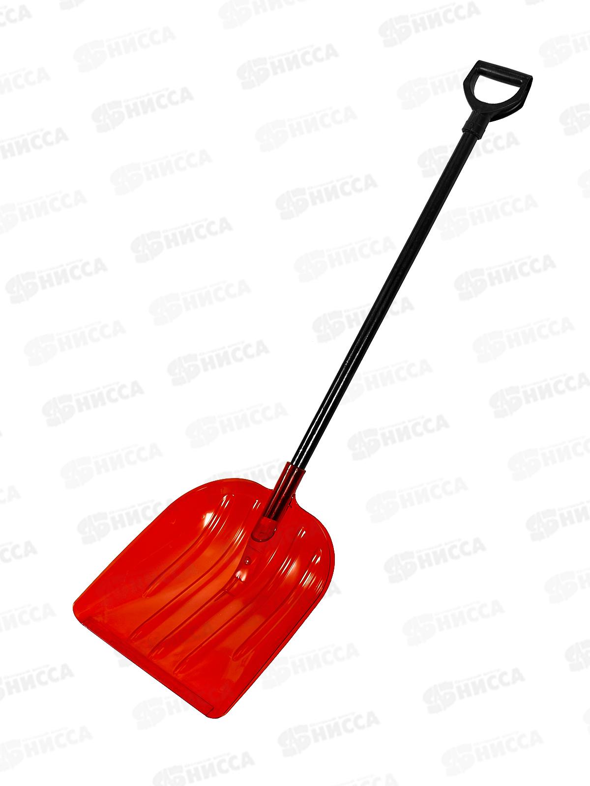 Лопата снеговая Кристалл 400*500мм черенок в оплетке ЛСУП-400 (Сузун)