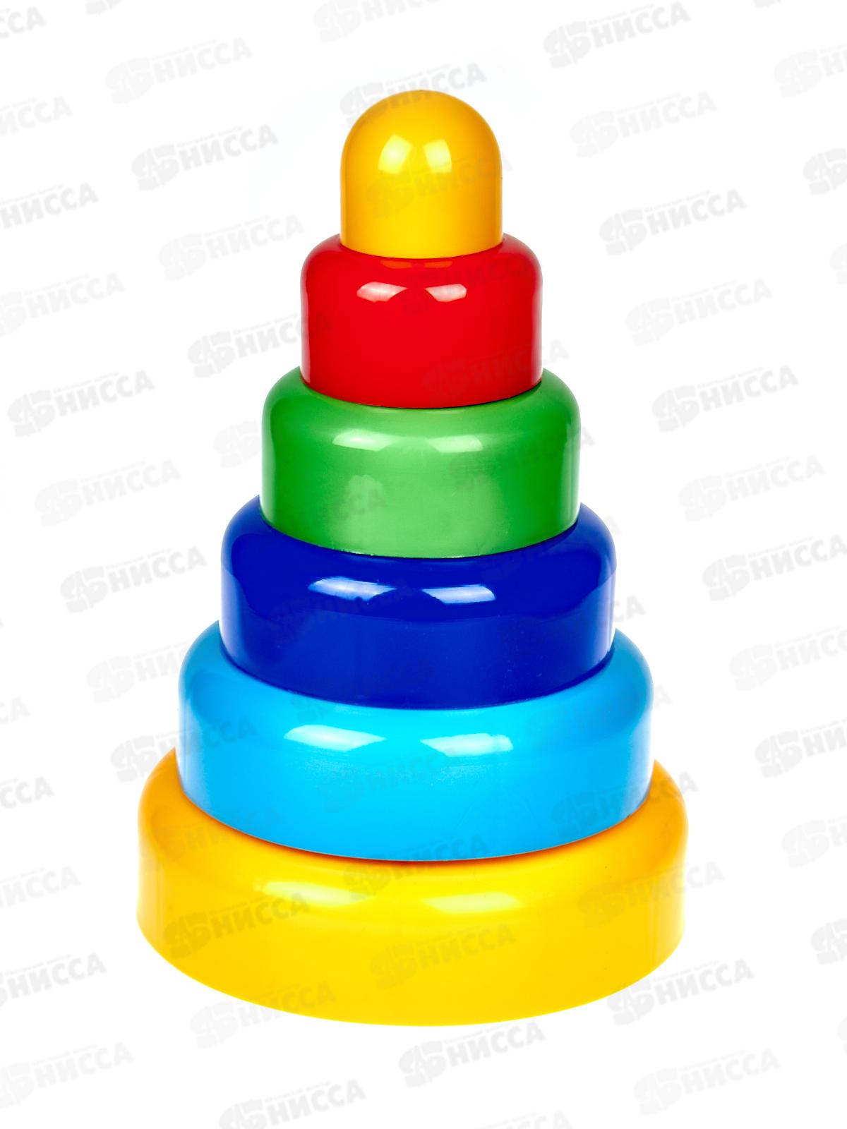 Пирамидка 22см 6 деталей ПИ000046  *6