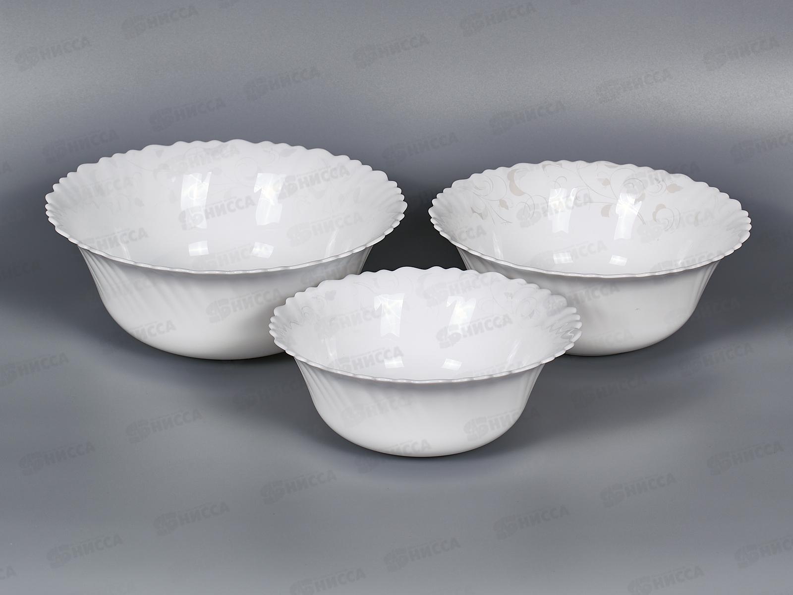 Набор салатников 3 предмета  ИЛЬДЕФРАНС OW-3B4(N)/130313 ВОЛНА