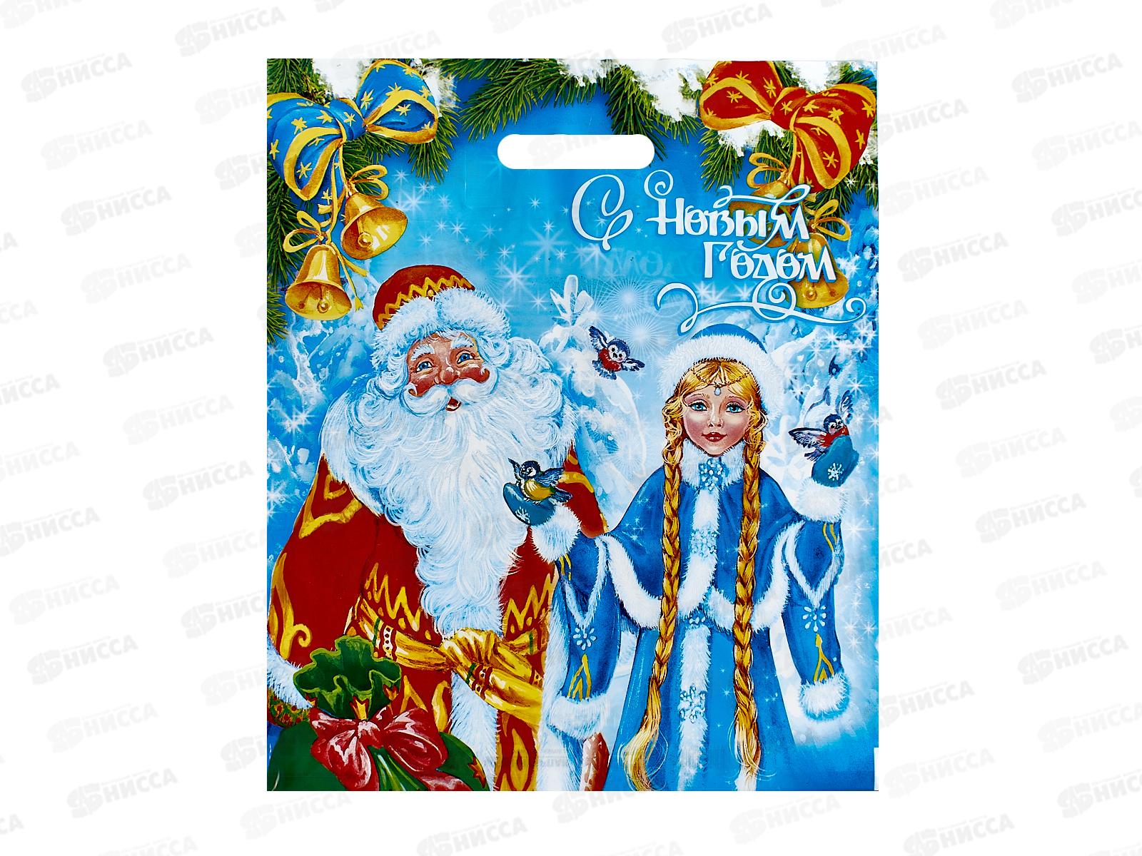 Пакет пробивной Новый Год 40*47  В гостях сказки *50/500