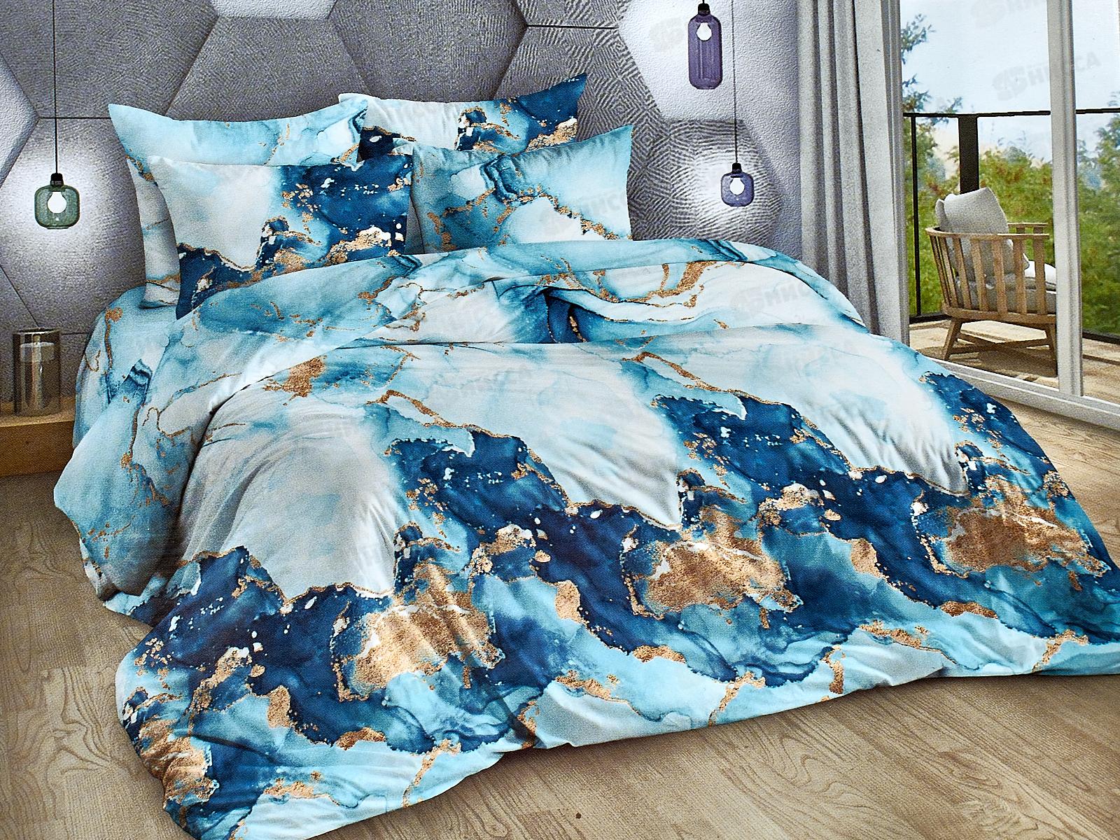 Комплект постельного белья 1,5спальный Поплин Пандора