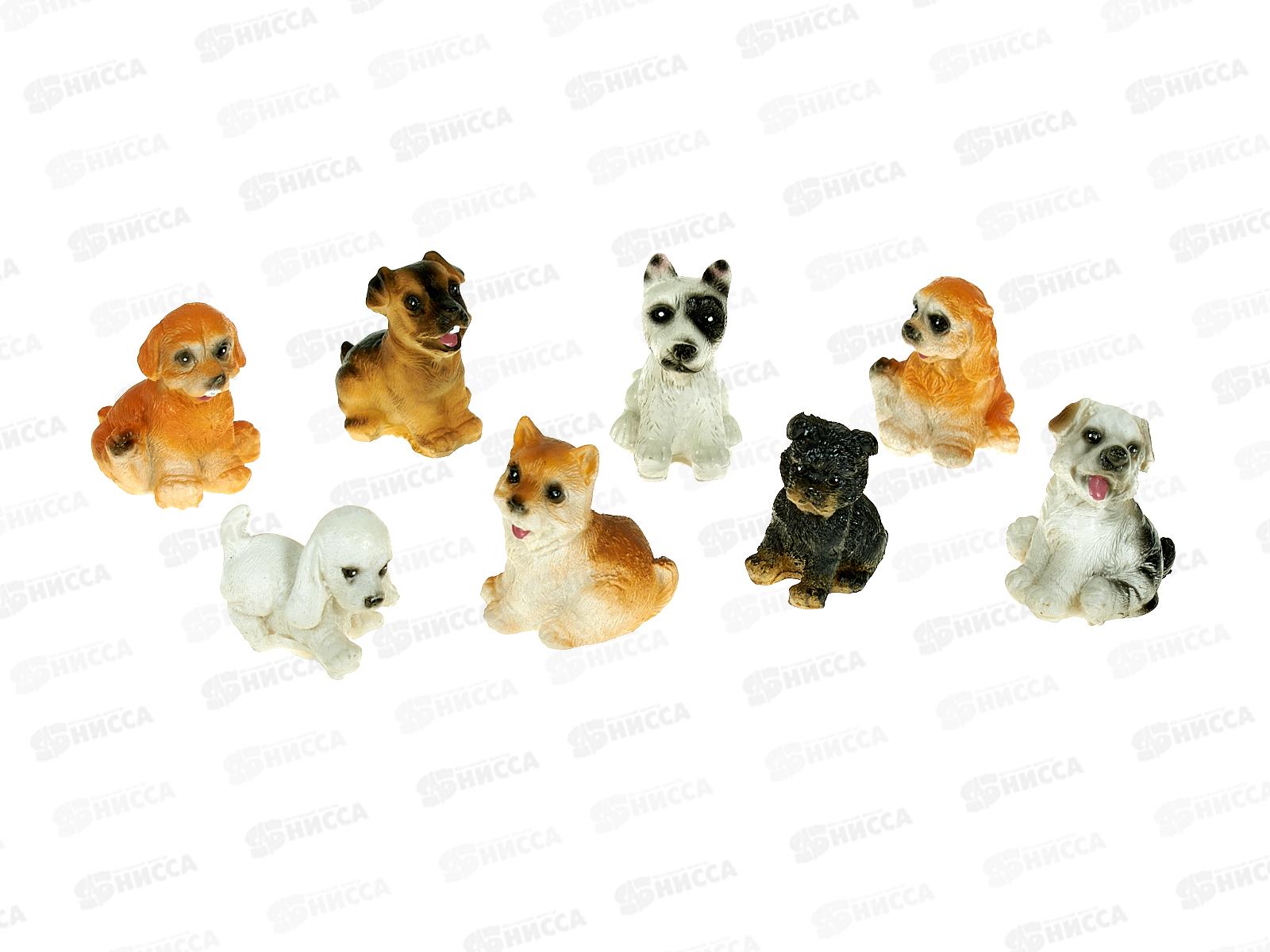 Фигурка Собака 3,5см 8 дизайнов полистоун 398-203 г