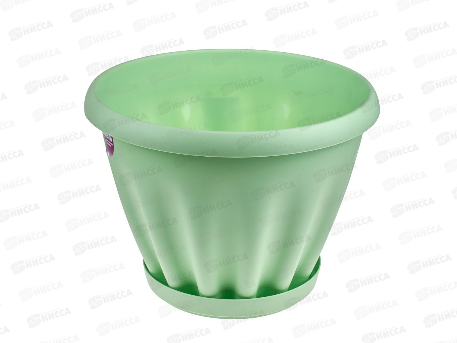 Горшок Знатный D270мм 6,7л с подставкой  Цветной М304Ц *15