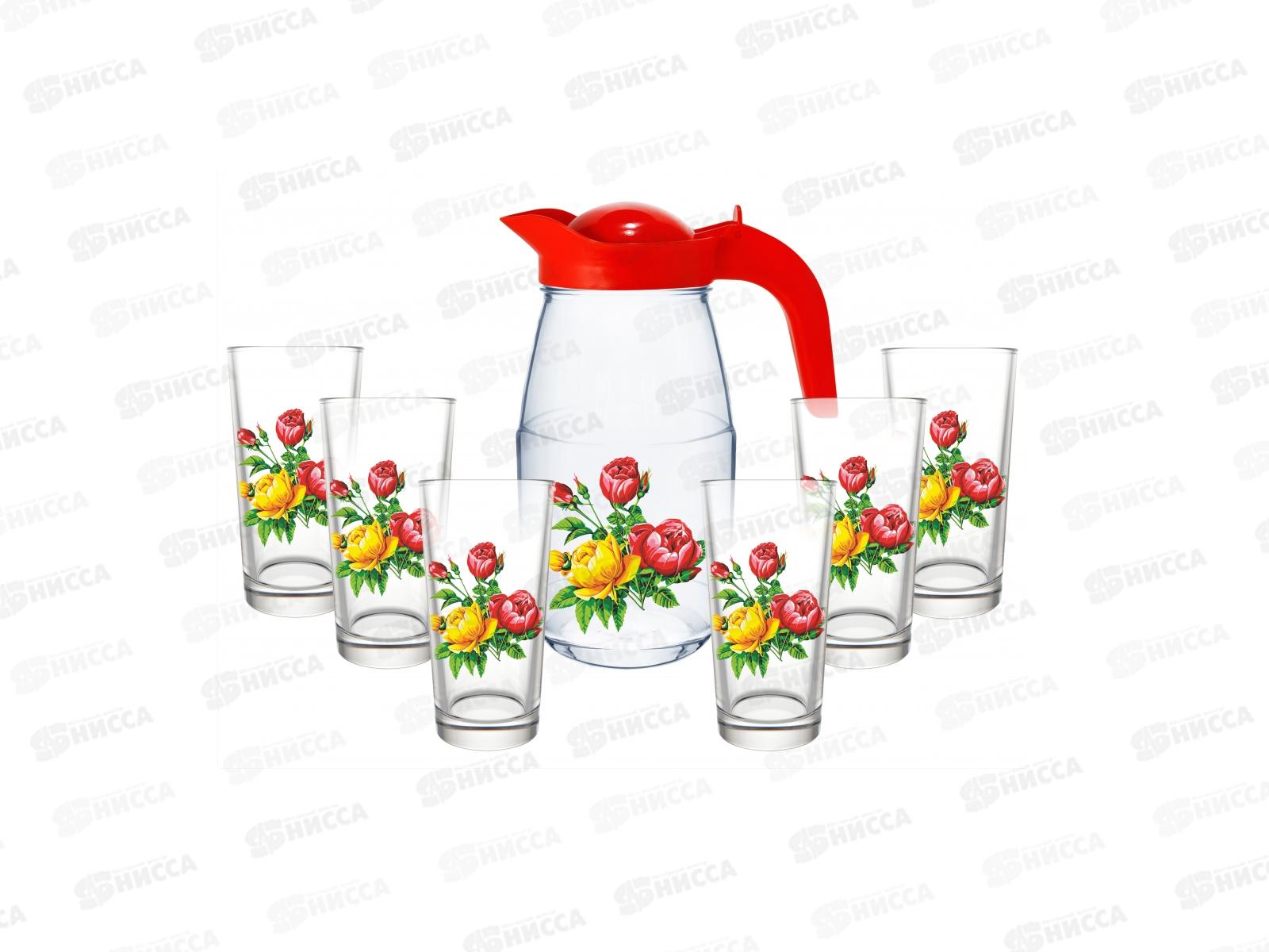 Набор для воды 7 предметов 1607/6-Д Роза *3