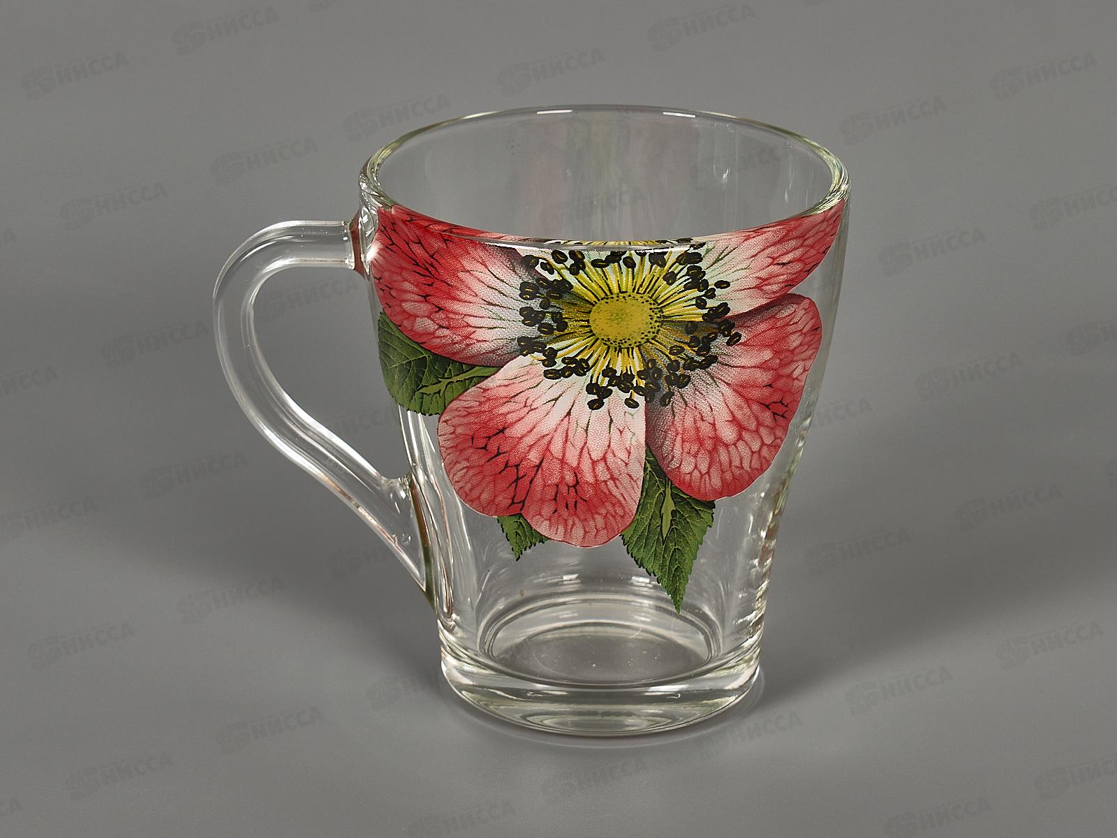 Кружка 250мл 1649-Д Китайская роза *12