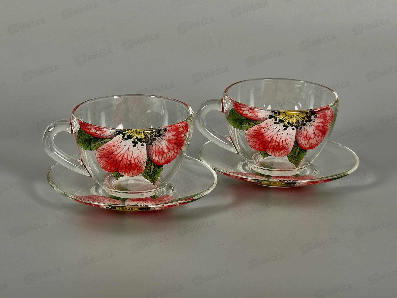 Набор подарочный 4 предмета 2222-Д Дуэт Китайская роза *6