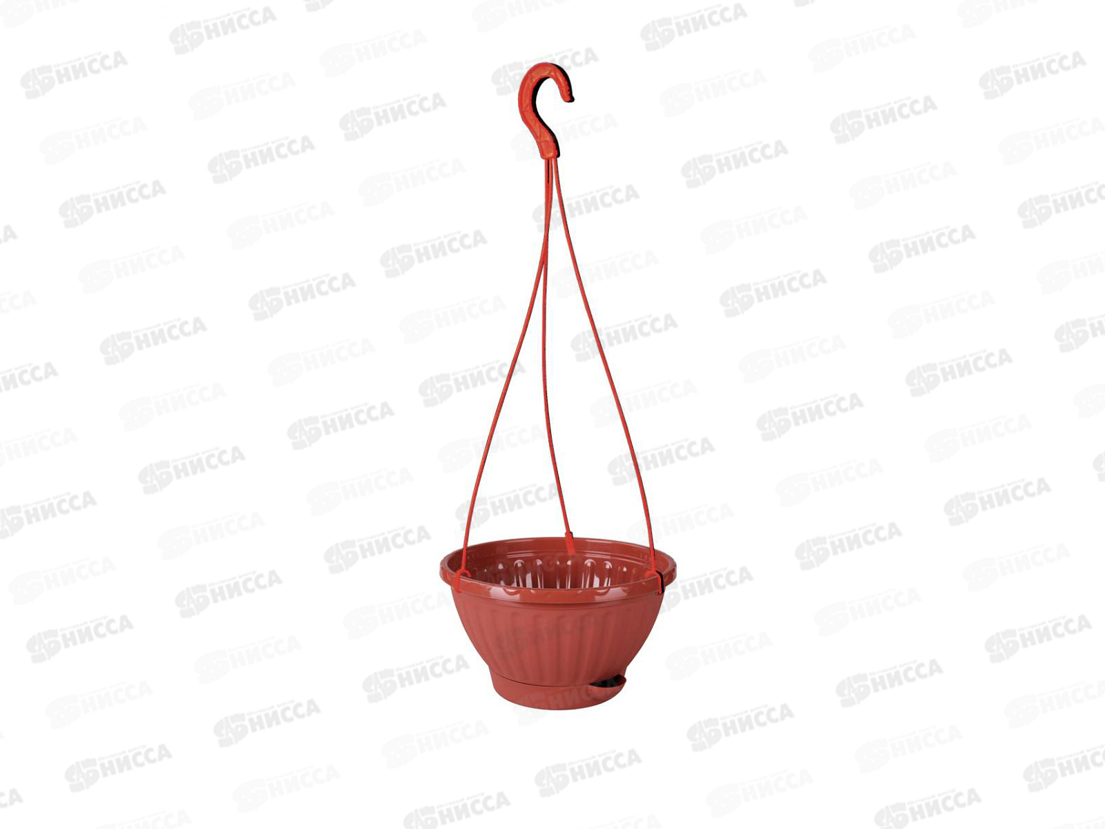 Горшок-Кашпо &quotМирабель&quot 3,5л подвесной (коричневый) с поддоном  М5930 *30