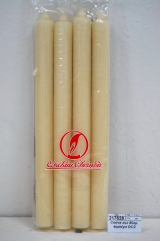 Свеча хозяйственная  80гр 4шт/уп ОСЗ* 36