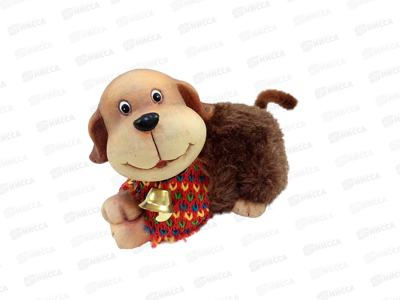 Сувенир "Собака лежачая" 10*7*7,7см  кер 398-195 г