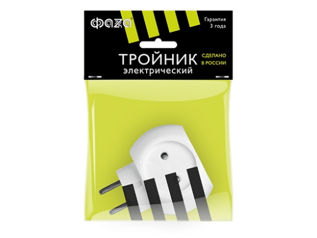 Тройник ФАZA шар, АП-3-Ш белый *80