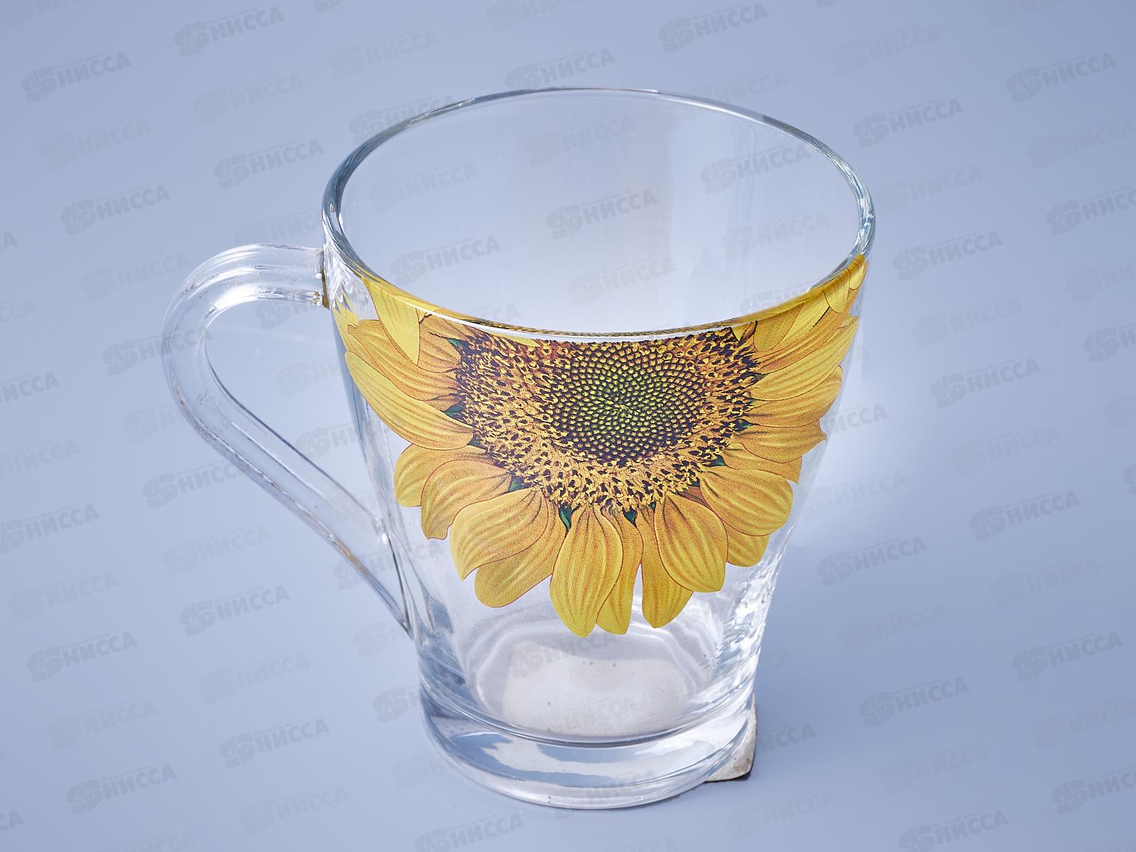 Кружка 250мл 1649-Д Подсолнух *12