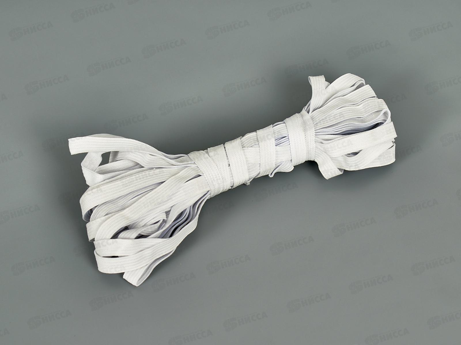 Резинка бельевая 10мм вязаная СТАНДАРТ белая 10м *20