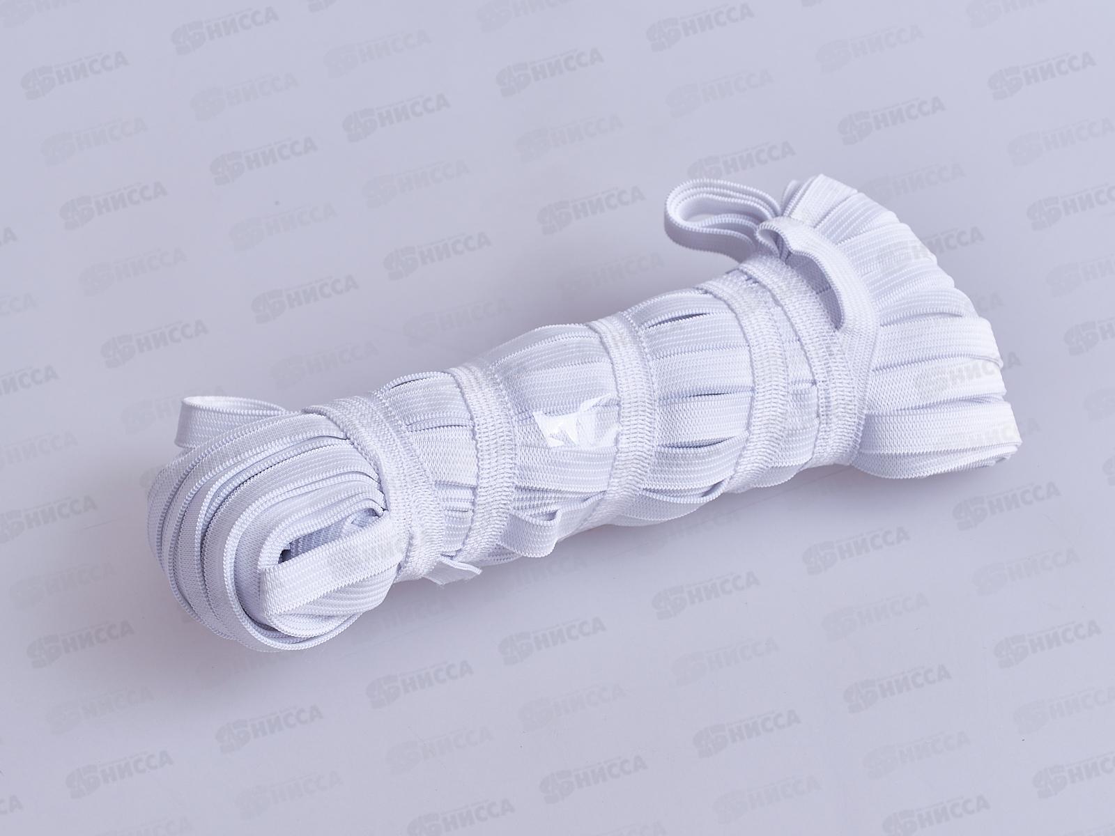 Резинка бельевая 10мм вязаная СТАНДАРТ белая 25м