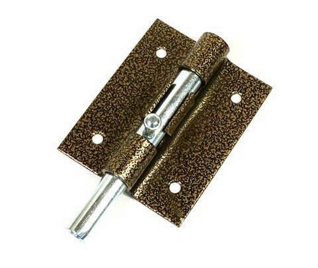 Задвижка дверная ЗД-07 полимер бронза *20