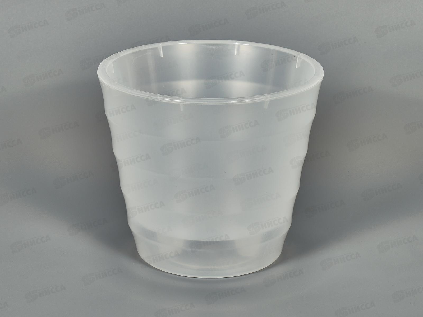 Горшок для цветов Лаура 2,3л  Прозрачный  *12