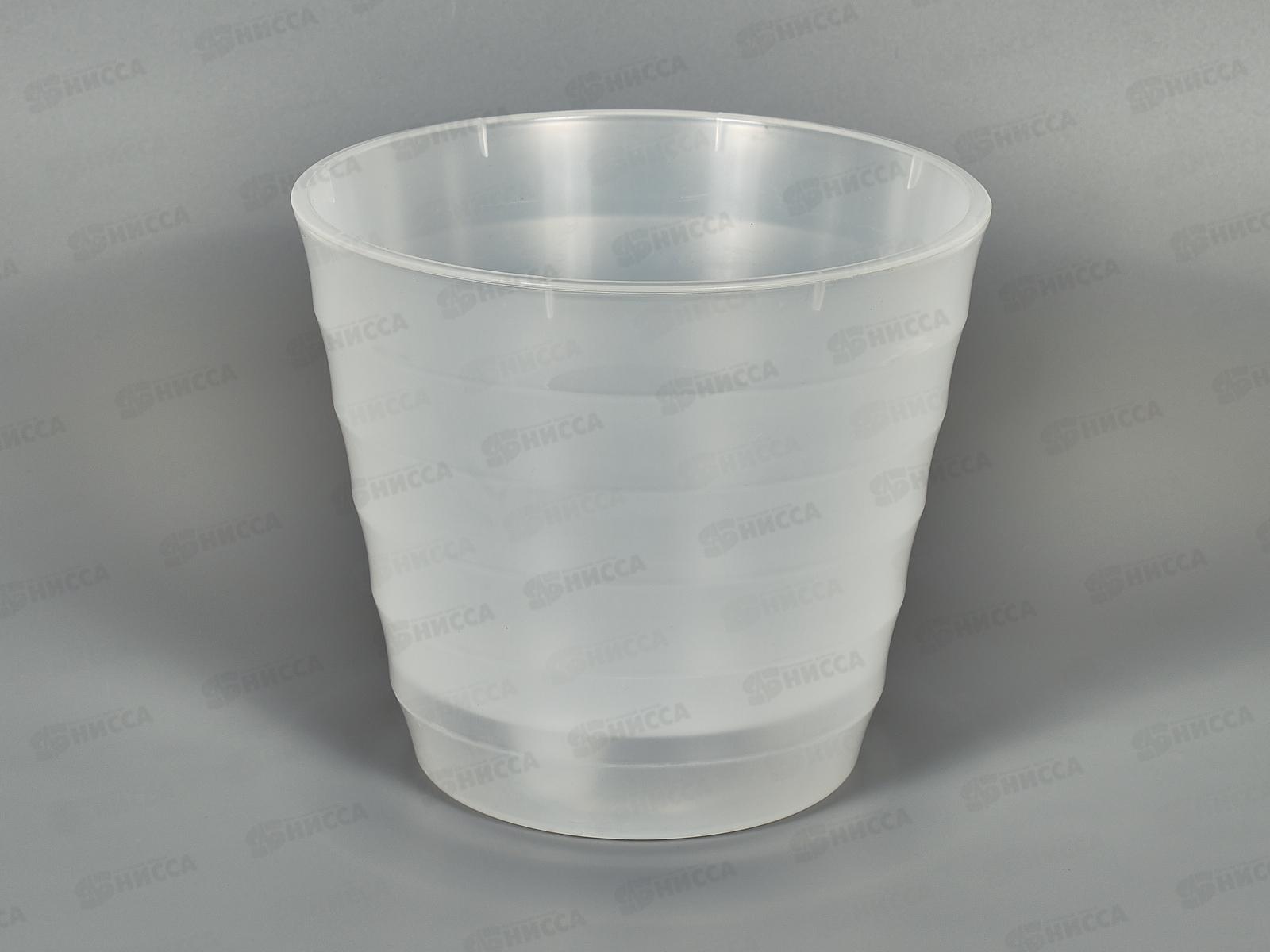 Горшок для цветов Лаура 3,7л  Прозрачный  *10