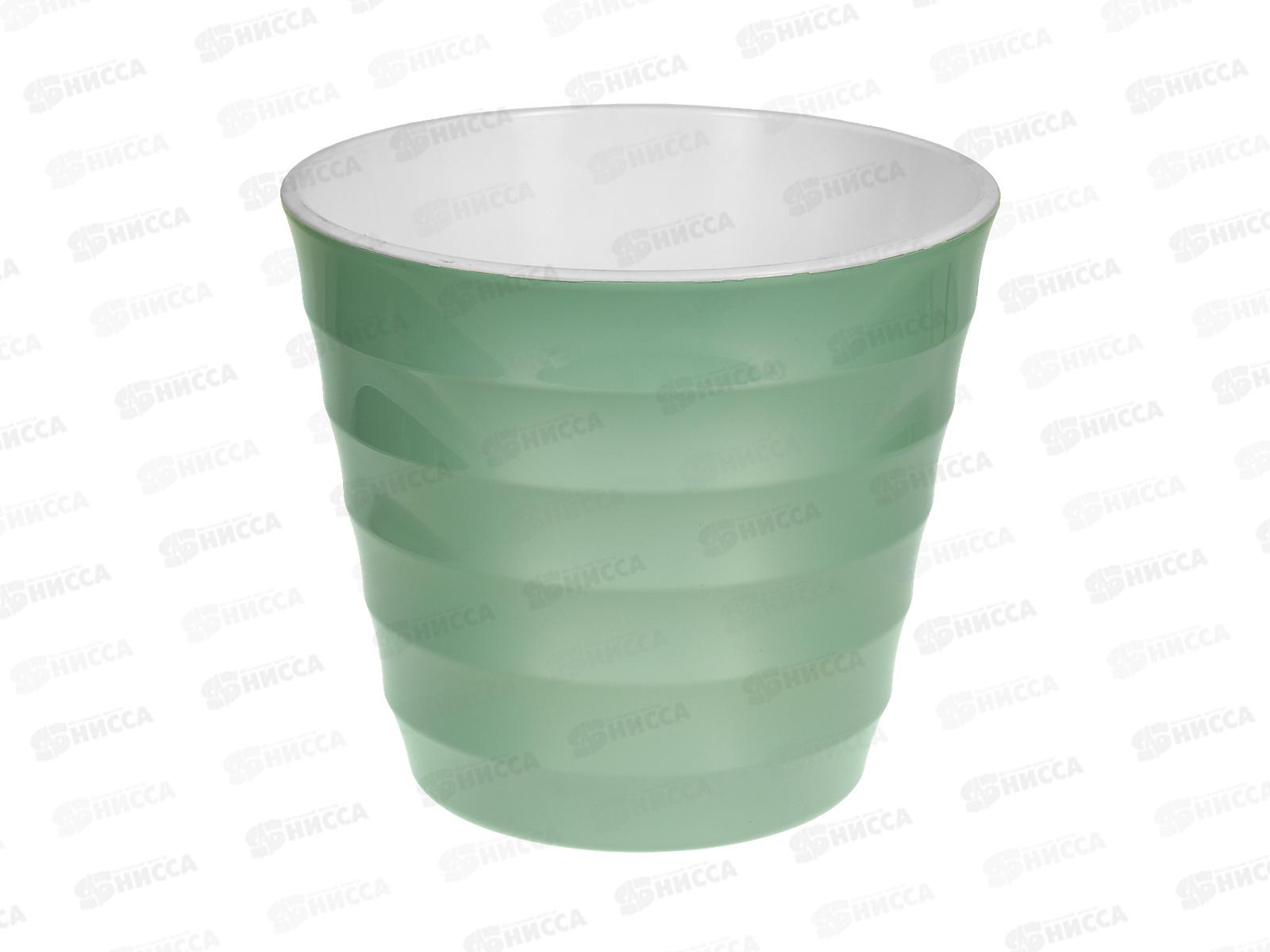 Горшок для цветов Лаура 3,7л  Мятно-белый  *10