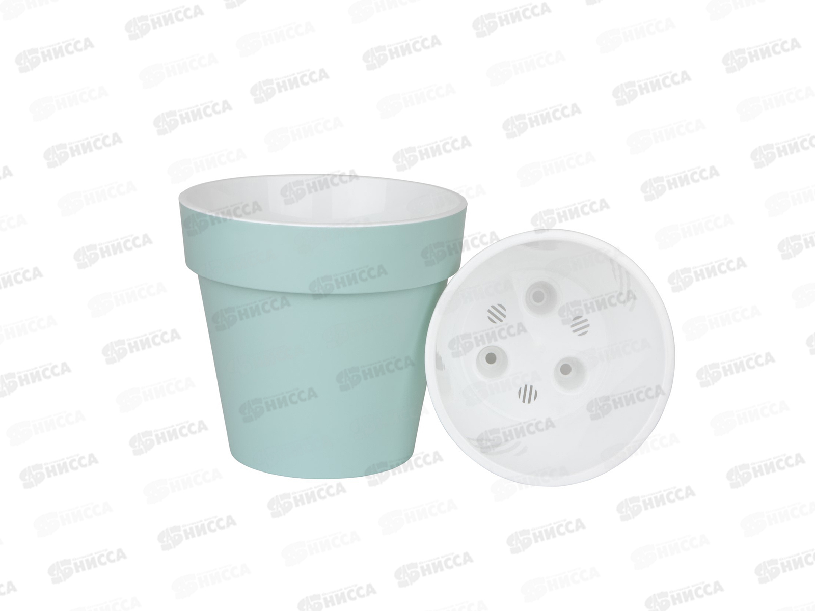 Горшок для цветов Протея 3,7л  Мятно-белый  *16