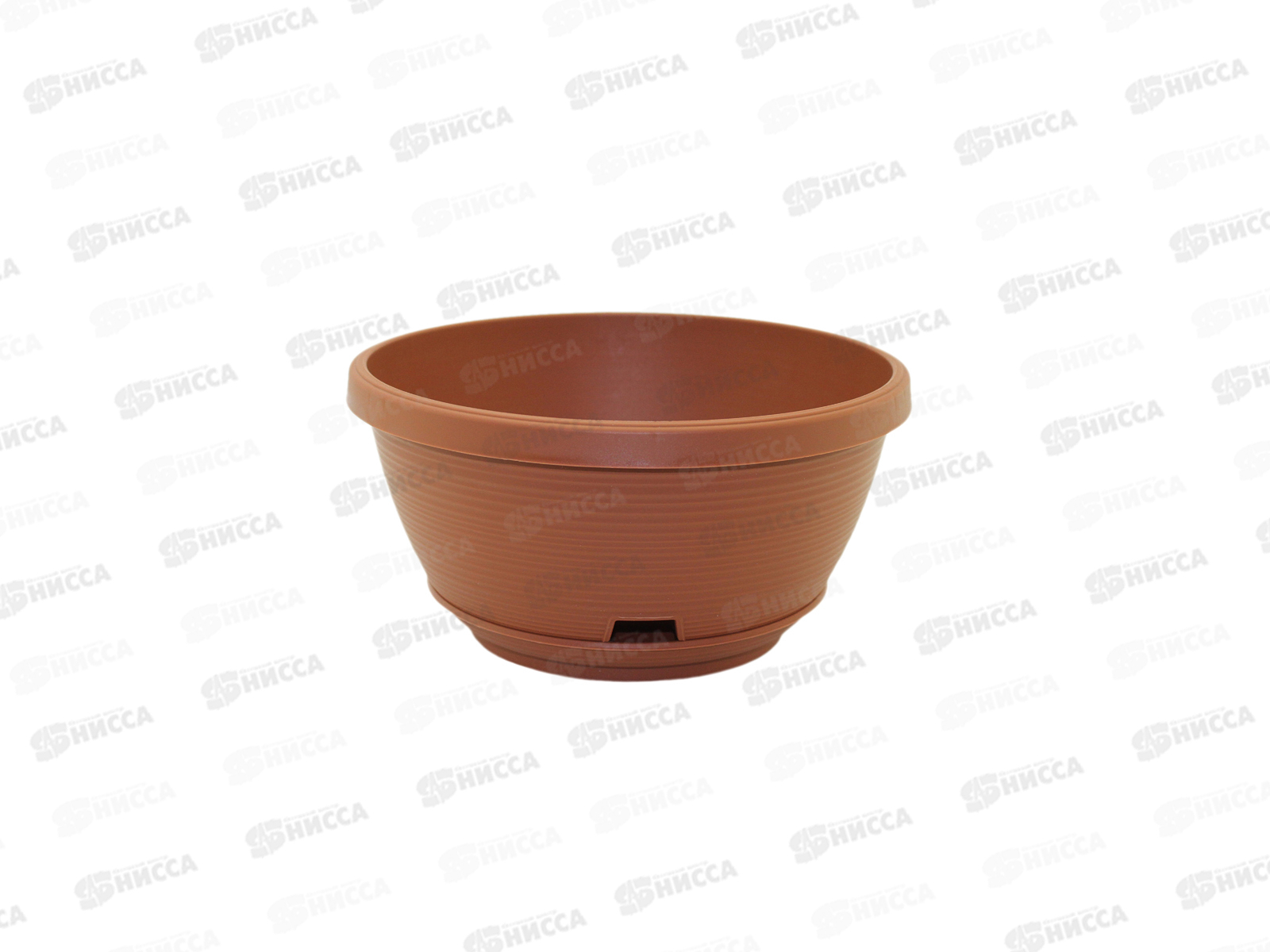 Горшок для цветов Марсель 2,7л  Шоколадный без повеса *20