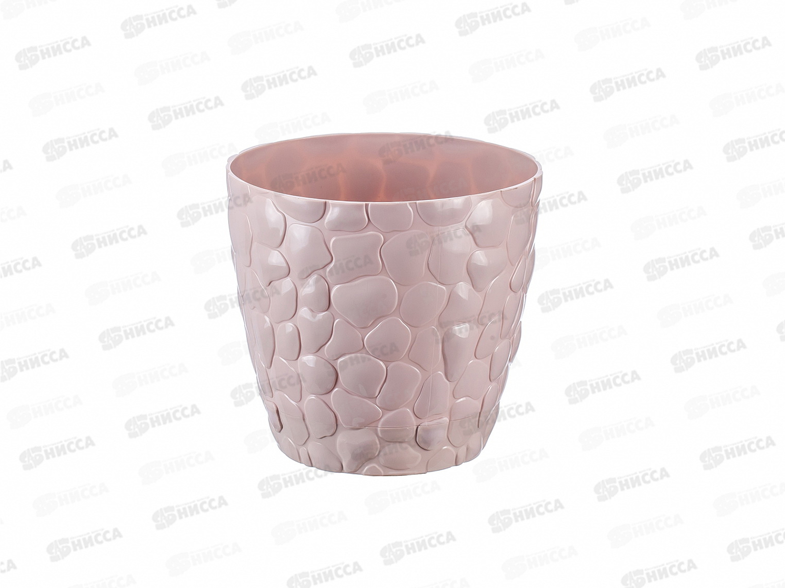 Кашпо КАМНИ D150мм 1,4л Чайная роза М3172 *24